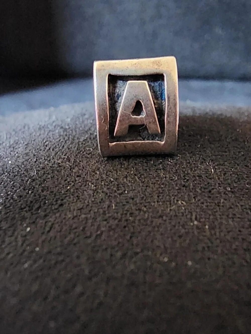 Official Pandora A Charm in Sterling Silver